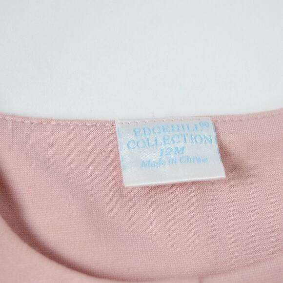 NEW Edgehill Collection Stretch Fit and‎ Flare Party Dress Rose Pink Baby 12m - Picture 5 of 9